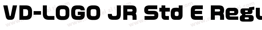 VD-LOGO JR Std E Regular字体转换